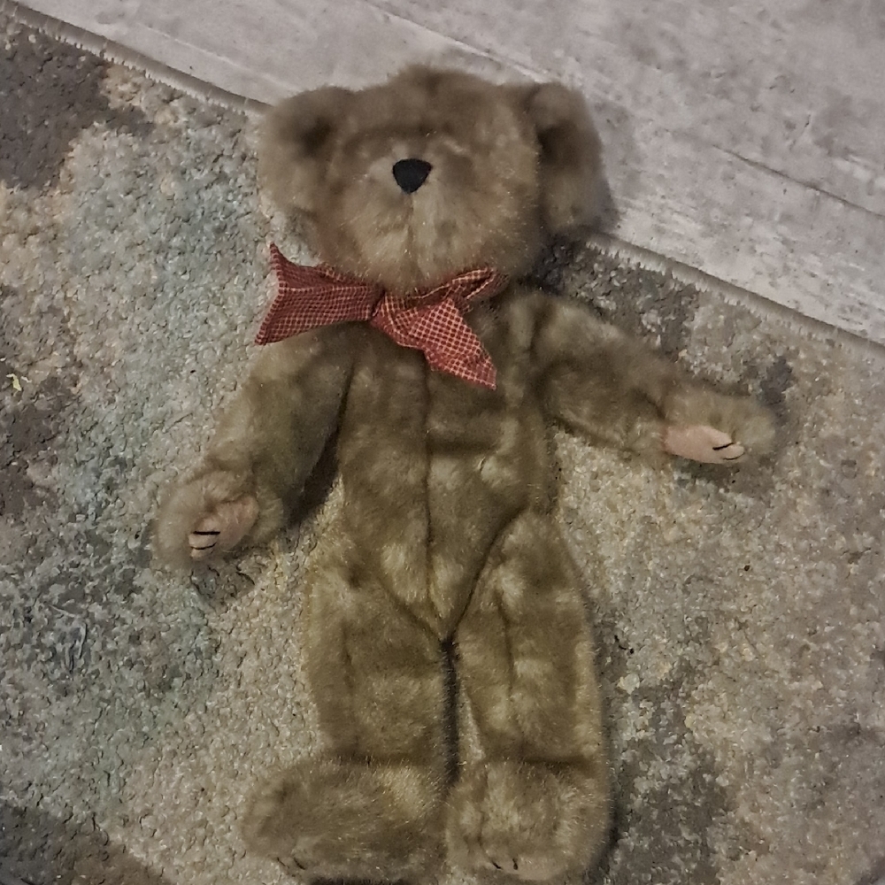 Boyds Bears Brown and Red Stuffed Animal